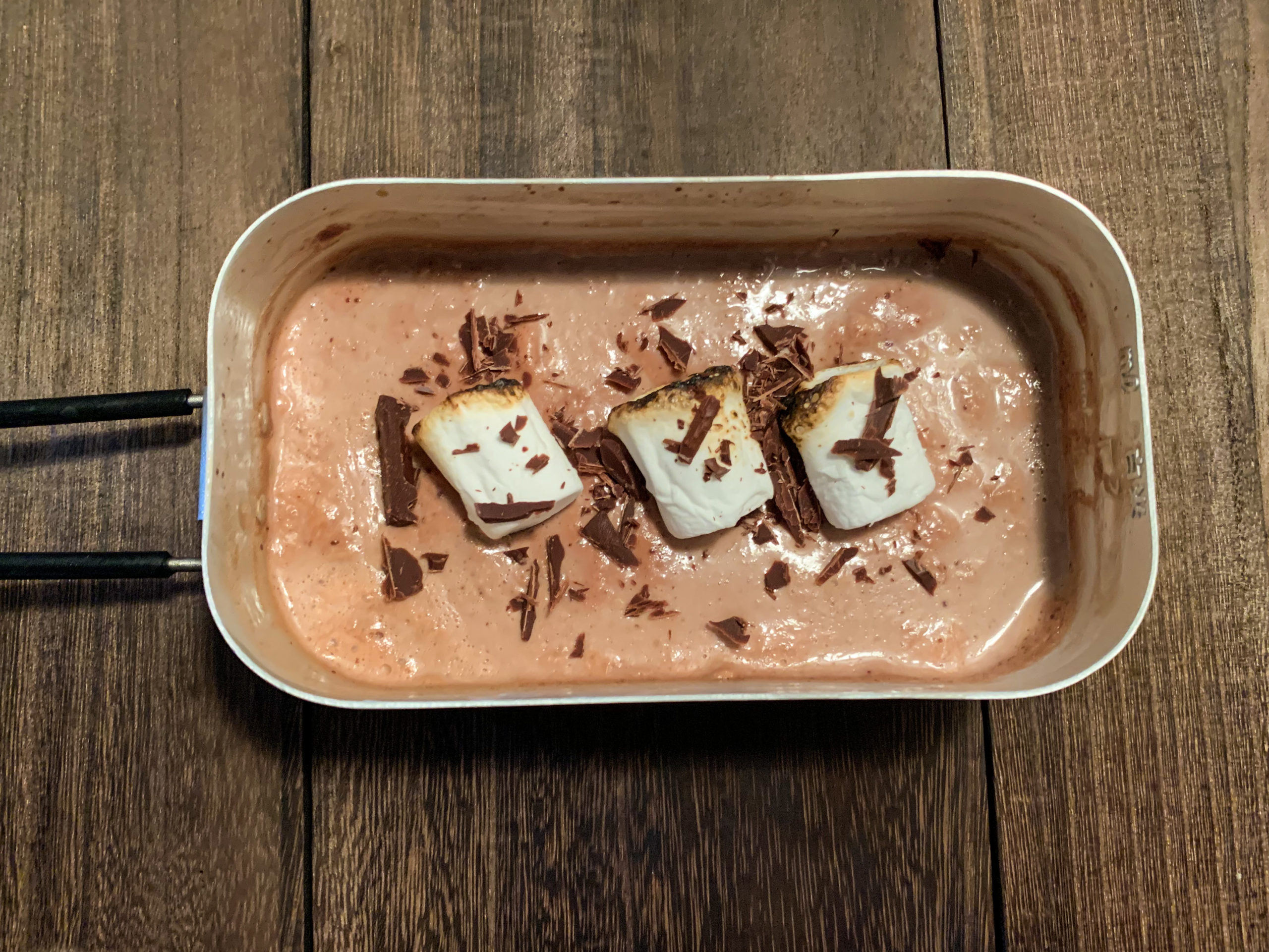 【メスティンおやつ時間】極甘！マシュマロを使ったとろとろチョコレートムースの作り方！