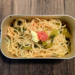 【水漬けパスタ】茹で汁出ません!メスティン1つで明太高菜スパゲティの作り方!